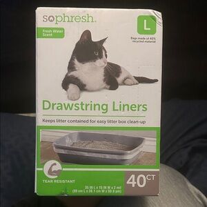 Fresh Water Scent Cat Litter Liners
